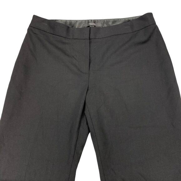 Neiman Marcus Trousers Pants Womens 8 Black Wide Leg Mid Rise Casual Classic Fit - Picture 9 of 15